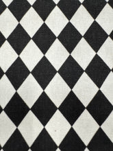 Cotton/Poly - 60-inches Wide Black and White Diamond Design Special Purchase! Close-Out